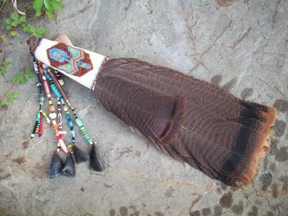 Turkey Wing Prayer Smudge Fan