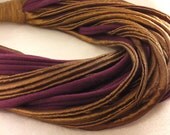 Copper and Purple Women's Spaghetti  Scarf Necklace