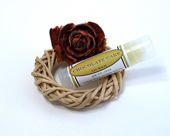 Natural lip balm - Chocolate Cake