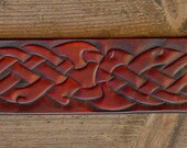 Viking or Celtic Leather wristband