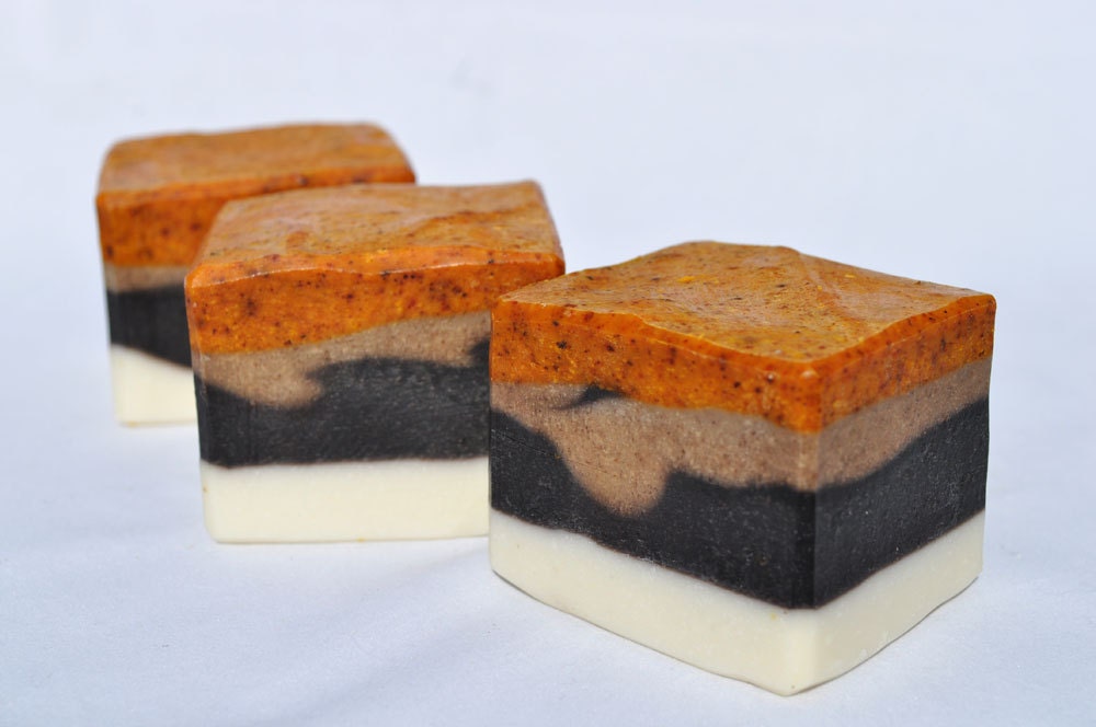 Herb Trio Handmade Soap, Cold Process, Bold Scent, Herb Infusion, Vegan friendly
