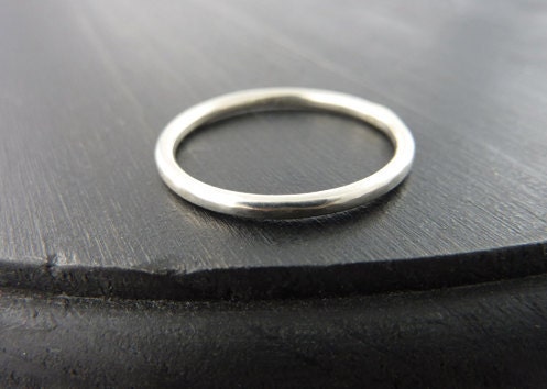 Stacker Ring - Satin Finish, Smooth