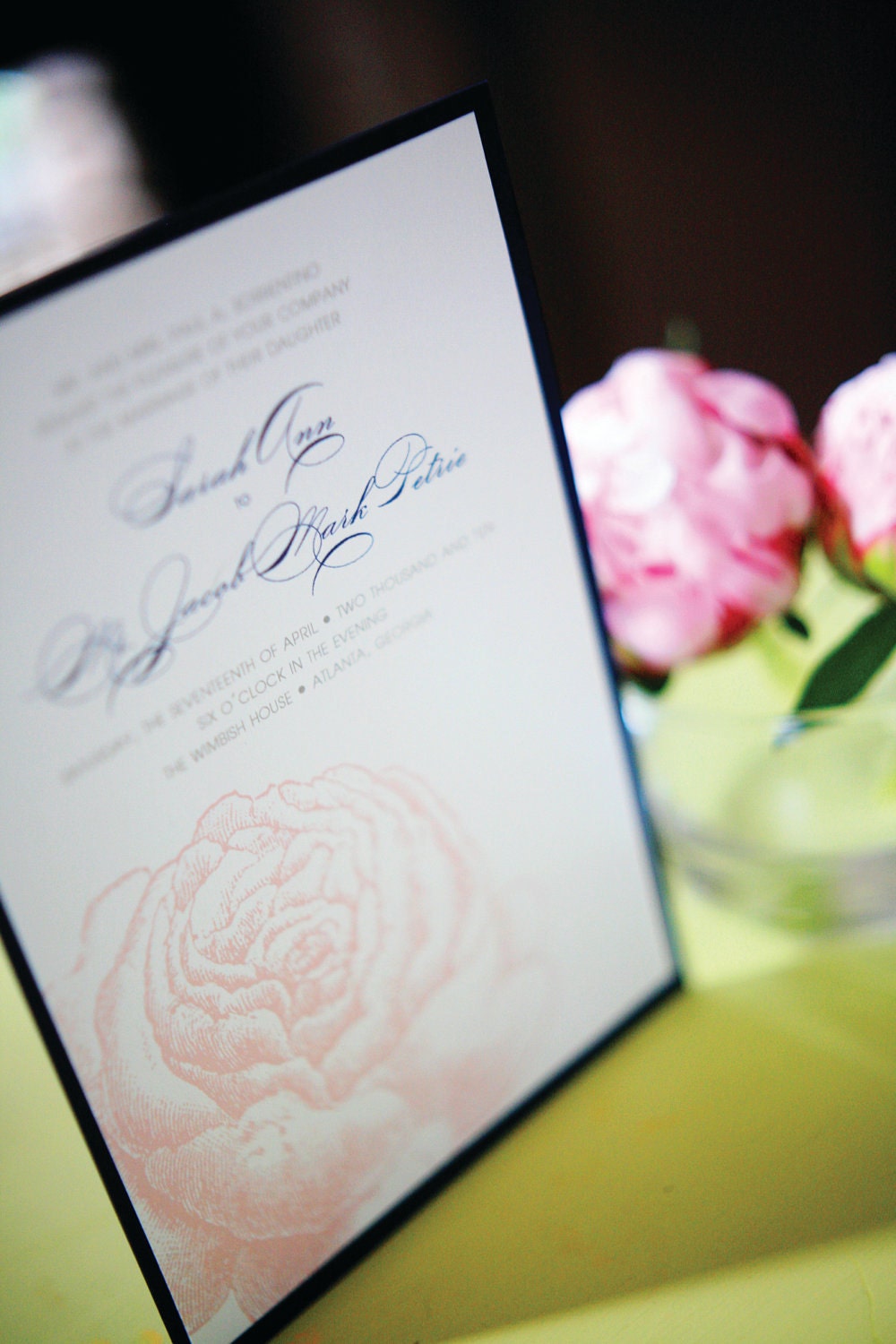 Rose Invitation