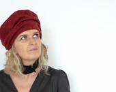 Red/Orange Hebridean Wool Tweed Hat