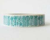 bloomsbury decorative sticky tape in turquoise - summersville