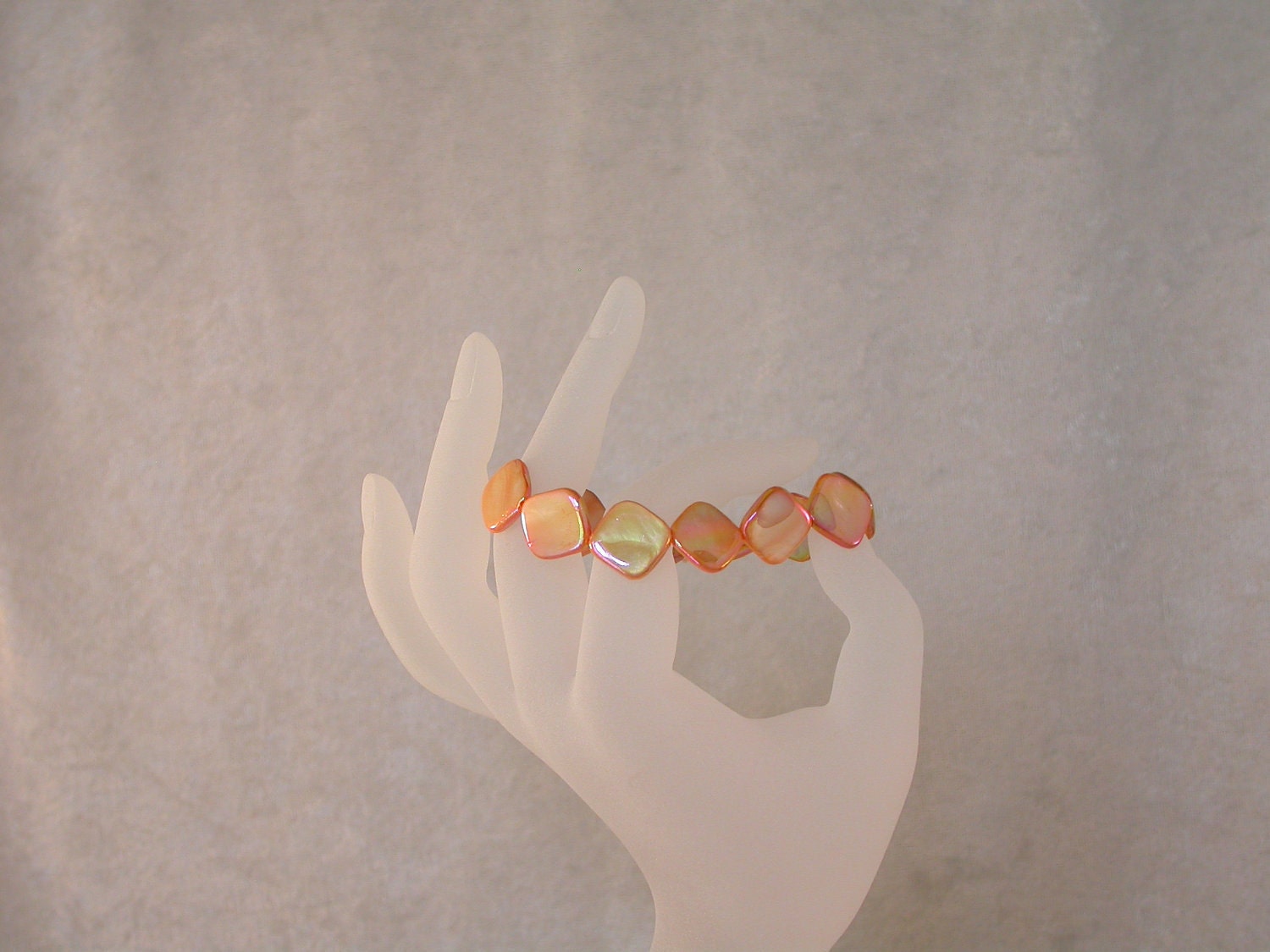 Peachy Mother of Pearl Bracelet
