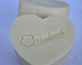 Kaolin Clay Soap, Heart Shape, Cold Process, Facial/Body Soap,Mild Exfolient,Normal to Dry Skin