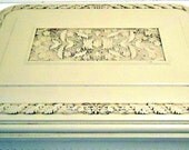 Marshall-White Co. Bakelite Cameo Flatware Chest