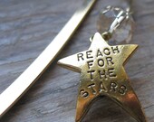 Star Beaded Bookmark Shepherd Hook Style