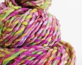 Hand Spun Art Yarn - PARUL - 74 yds - 155 gm