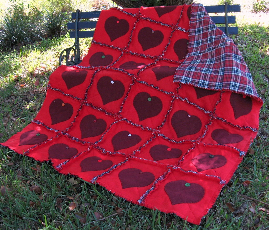 Hearts for Him Blanket