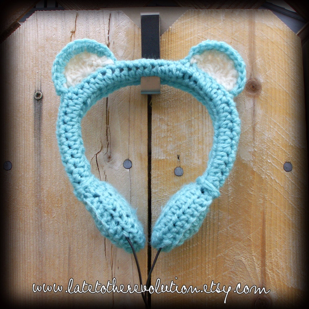 Teal Care Bear Headphones