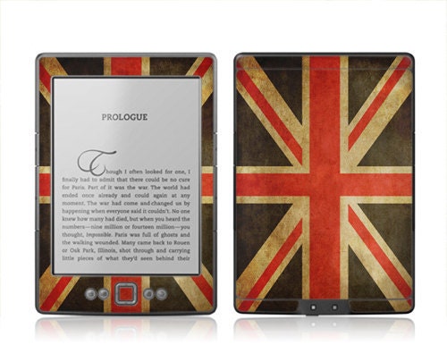Amazon New Kindle Decal Skin - Old British Flag