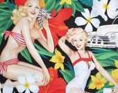 Alexander Henry fabric Aloha Girls