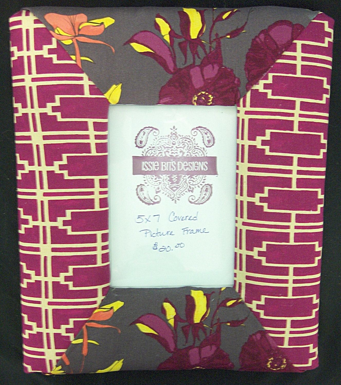 The Garden 5x7 Covered Picture Frame (Ready to Ship)