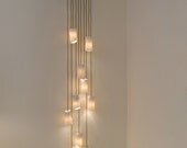 Amorphous cylinder wall sconce