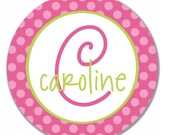 Personalized Girls 10" Melamine Plate