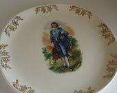 Vintage Blue Boy Plate by Iva-Lure