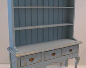 Twelfth scale Ladies Boudoir Chiffonier, , French Wild Rose pattern, a dollhouse miniature