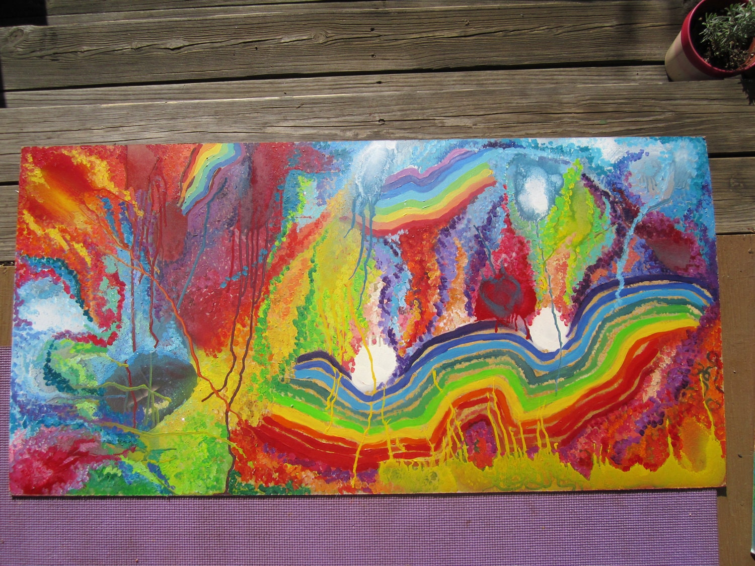 I Heard a Voice Calling my Name- Original Abstract Painting