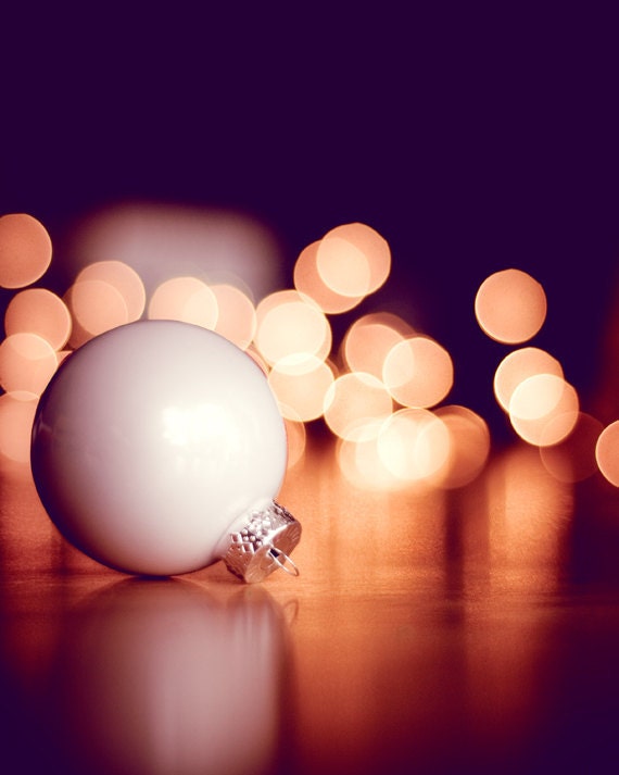 Christmas Photography - fine art photography holiday decor christmas lights decorations wall art - 8x10 Photograph, "Deck the Halls"