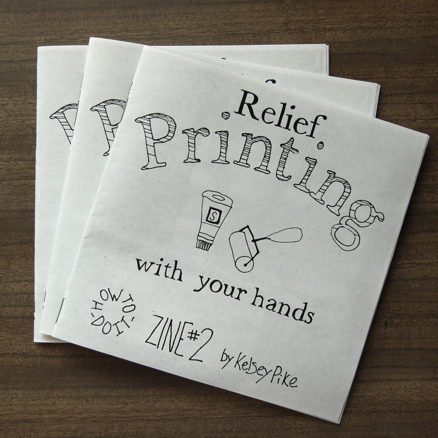 Relief Printmaking How-to-do-it Zine 2