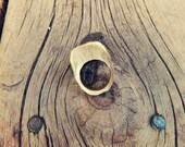 Bronze chiseled ring