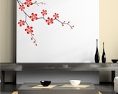 Branch vinyl wall decal, Blossom Wall Decal Sticker, removable wall decal decor sticker