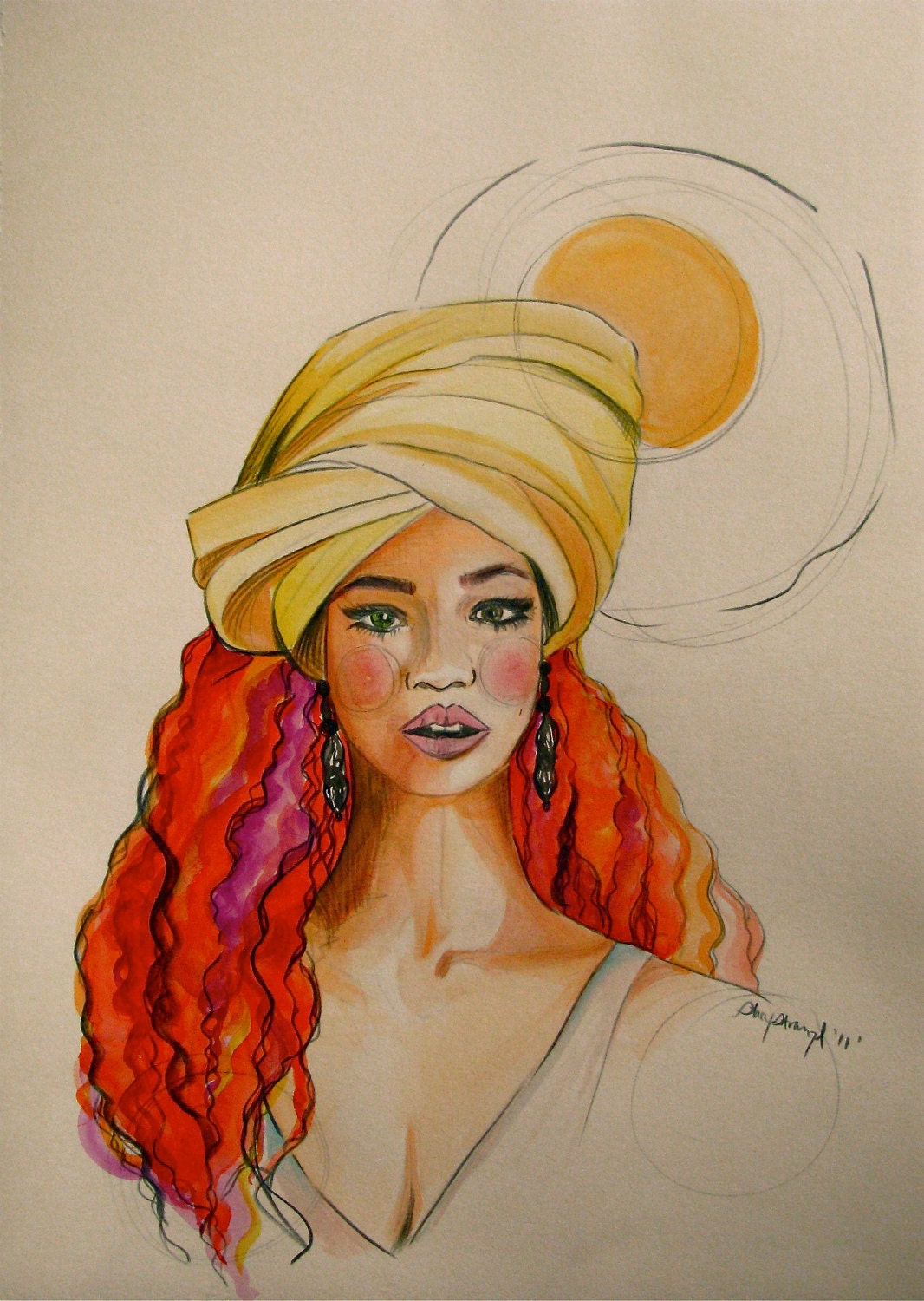 Tie me a Turban print