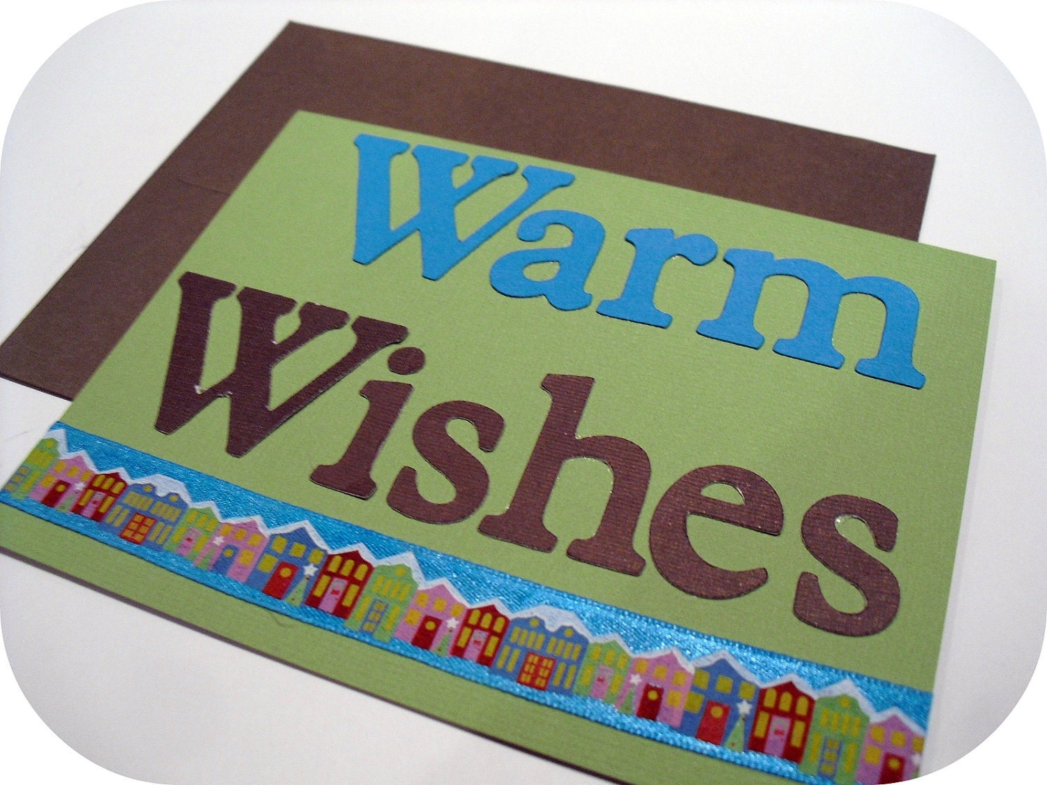 Warm Wishes Notecard-- Blank Inside A2