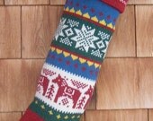 Dala Horse Personalized Christmas Stocking