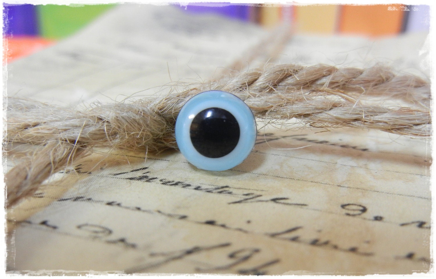 6mm Light Blue  Safety Animal Eye for Plush Stuffed Animals 10 Pieces