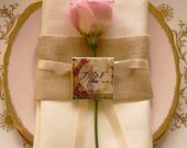 PINK BLUSH wedding favours, 50 fridge magnets