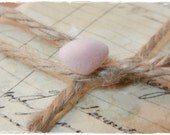 12mm Pink Flocked Triangle Nose for Plush Stuffed Animals 10 Pieces