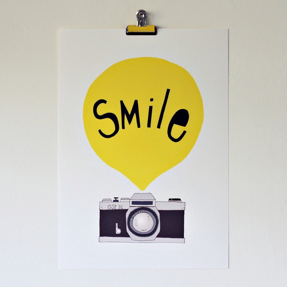 Smile (A3 Yellow)