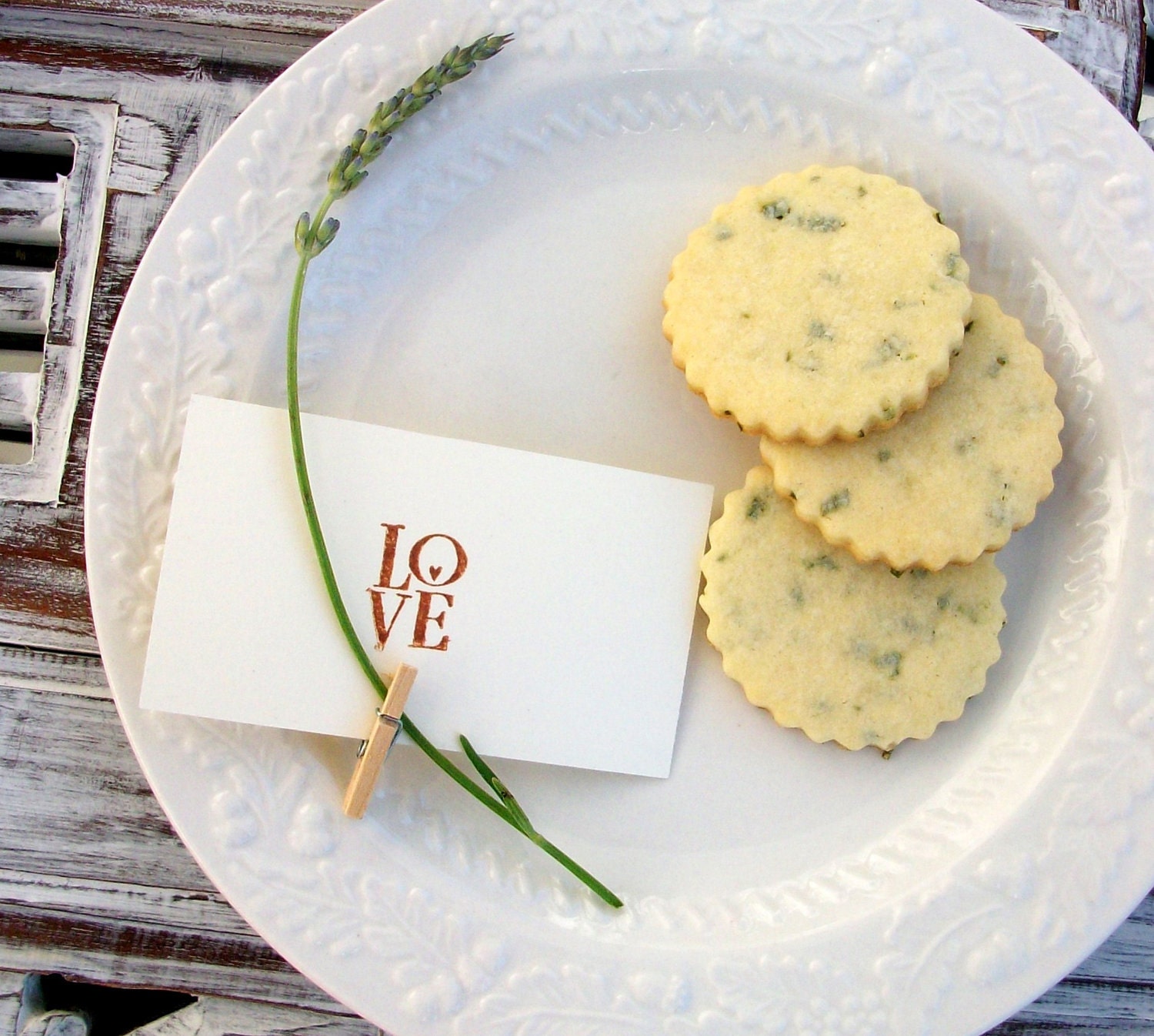 All Natural & Organic Lavender Cookies (1 Dozen)