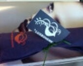 Luxboheme logo Everyday Cotton SCARF Deep Purple All Seasons Unisex Belt Gift luxboheme