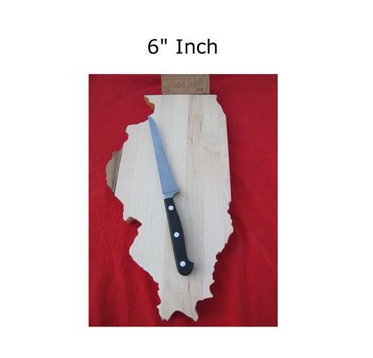 6" inch Illinois Cheese Board