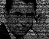 Cary Grant - 11x14 Typographical Portrait Fine Art Print
