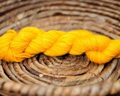YarnLove MiniSkein in Dijon Yellow 1 oz 70 yards