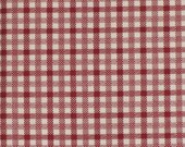 R J R  Fabrics  -  Red and White Check