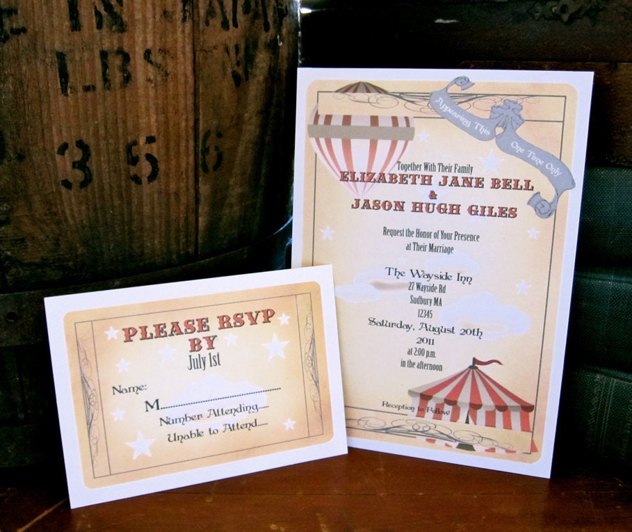 Circus Invitation