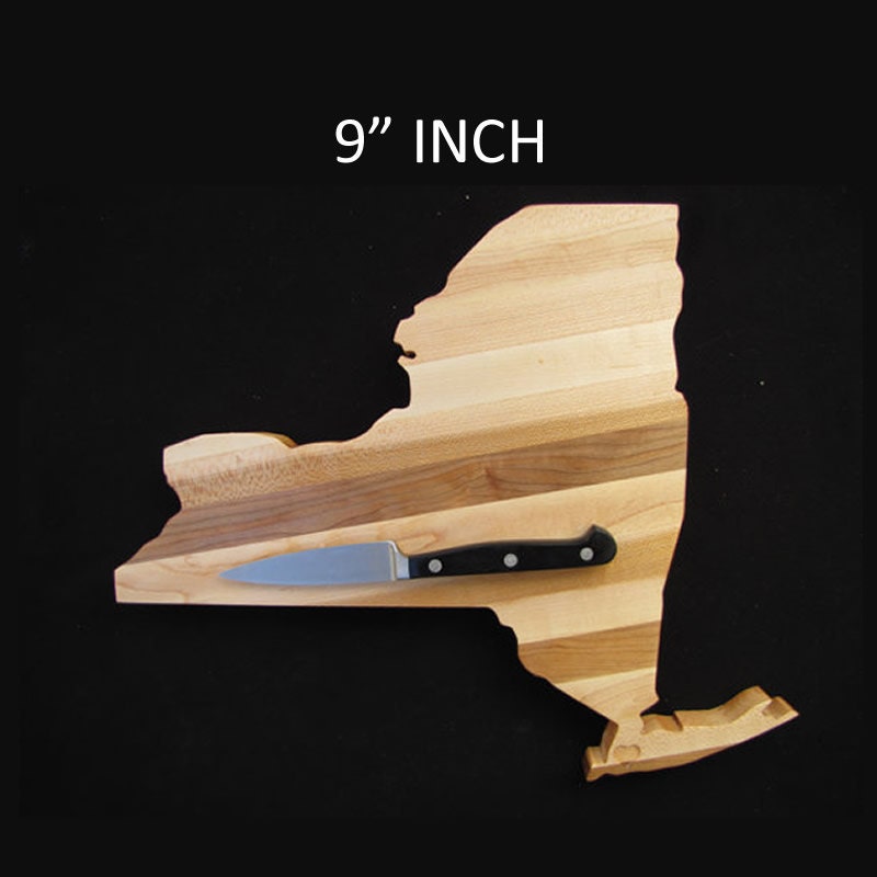 9" inch New York State Shaped Cutting Board