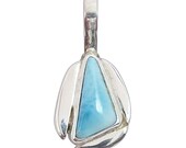 Larimar and Sterling Silver Pendant  plarg1930