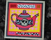 Red Teapot Of Doom - original painting