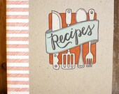 Letterpress Recipe Card Binder Kit