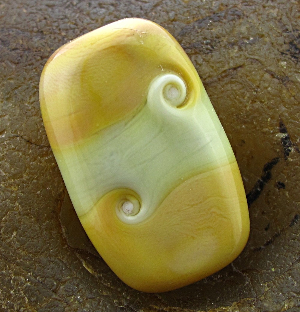 Lampwork Focal Bead -Sandstorm- Handmade by Andrea Pirkey SRA LE Powers Art Glass