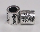 Pandora Style Charm - Tibetan Silver Family (g55)