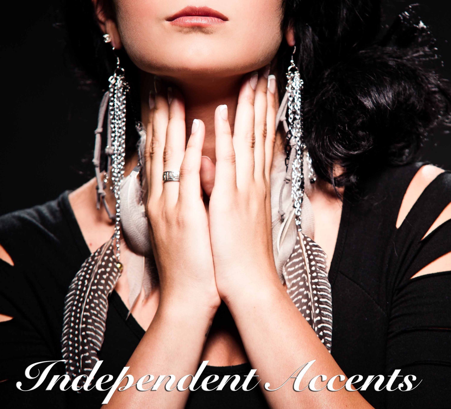 Feather Earrings- Custom Made For You 2in1