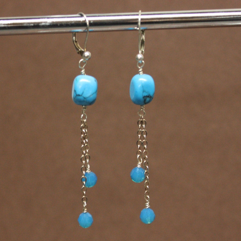 Turquoise Dangle Earrings